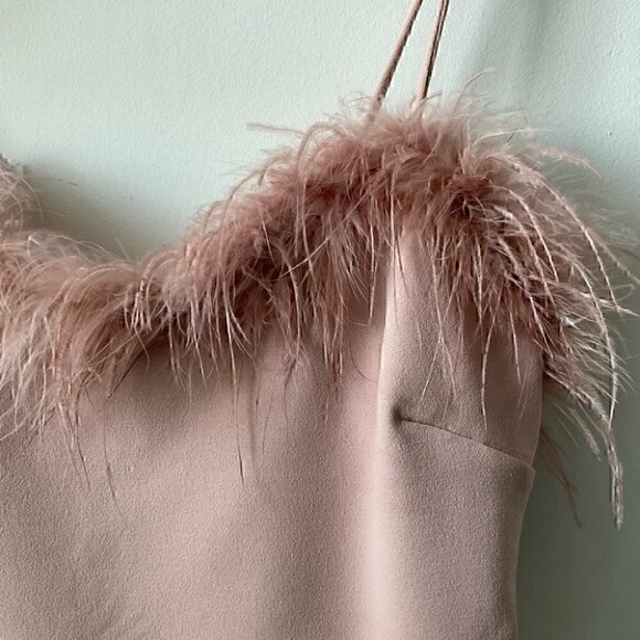 Y2K Inspired Forever 21 Pink Fur Lined Crop Top M - Picture 4 of 4